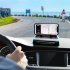4 in 1 Car Fan Center Console Multi functional Cooling Fans Wireless Charging Mobile Phone Holder Interior Accessories Black blue 12V