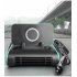 4 in 1 Car Fan Center Console Multi functional Cooling Fans Wireless Charging Mobile Phone Holder Interior Accessories black blue 24V