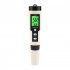 4 in 1 H2 Ph Orp Temp Digital Water Quality Monitor Tester for Swimming Pool Drinking Water Aquariums