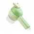 4 in 1 Hand held Vegetable Cutter Portable Wireless Electric Kitchen Multi function Garlic Chopper Slicers green