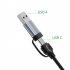 4 in 1 High speed Hub Type c Interface Usb3 0 Usb2 0 Rj45 Usb C Docking Station For Notebook Phone Tablet grey