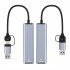 4 in 1 High speed Hub Type c Interface Usb3 0 Usb2 0 Rj45 Usb C Docking Station For Notebook Phone Tablet grey