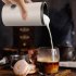 4 in 1 Home Automatic Electric Milk Frother Frothing Foamer Cold Hot Latte Cappuccino Milk Warmer White