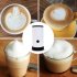 4 in 1 Home Automatic Electric Milk Frother Frothing Foamer Cold Hot Latte Cappuccino Milk Warmer White