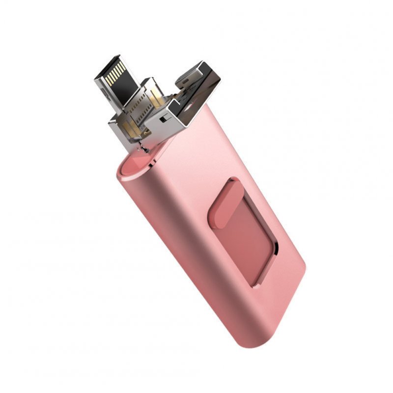 4 in 1 Micro USB Stick OTG Pen Drive Pink_4GB