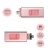 4 in 1 Micro USB Stick Flash Disk Type C USB Flash Drive OTG Pen Drive for iPhone  Android Tablet PC  Pink
