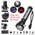 4 in 1 Mini Flashlight Built in Lithium Battery Ipx6 Waterproof Multi function Torch With Window Breaker With buzzer alarm