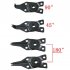 4 in 1 Multifunctional Snap Ring Pliers Multi Crimp Tool Ring Remover Retaining Circlip Pliers Red