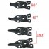 4 in 1 Multifunctional Snap Ring Pliers Multi Crimp Tool Ring Remover Retaining Circlip Pliers Yellow