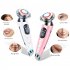 4 in 1 Nano Ion Facial Tightening Device Hydrating Skin Care Machine Constant Temperature Beauty Instrument White