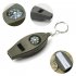 4 in 1 Outdoor Emergency Whistle Compass Magnifier Thermometer Survival Kits black
