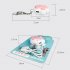 4 in 1 Pet Cats Infrared Teaser Toys Multifunctional Rechargeable Various Patterns Iq Training Toy white on black background