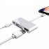 4 in 1 SD TF USB Card Reader for iphone Lightning Four in one belt