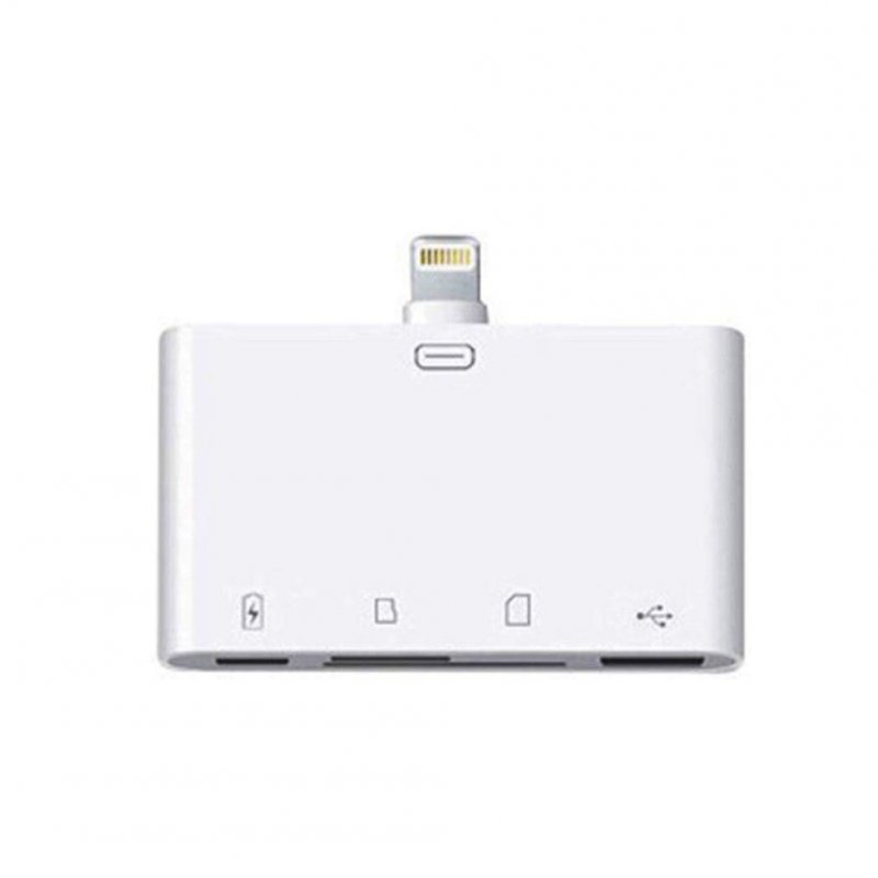 4 in 1 SD/TF/USB Card Reader for iphone Lightning Four in one without line