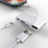 4 in 1 SD TF USB Card Reader for iphone Lightning Four in one belt