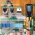 4 in 1 Soil Tester Temperature Humidity Sunlight Ph Value Acid base Soil Monitor For Gardening Plants black