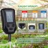 4 in 1 Soil Tester Temperature Humidity Sunlight Ph Value Acid base Soil Monitor For Gardening Plants black