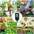 4 in 1 Soil Tester Temperature Humidity Sunlight Ph Value Acid base Soil Monitor For Gardening Plants black