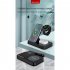 4 in 1 Wireless Charger Stand 15w Fast Charging Dock Station Compatible for Samsung Black