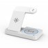 4 in 1 Wireless Charger Stand 15w Fast Charging Dock Station Compatible for Samsung Black