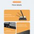 4 in 1 Wireless Fast Charger Alarm Clock RGB Night Light Wireless Charging Station for Watch Phone Black for Samsung
