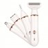 4 in 1 Women Electric Razors Multifunctional Painless Usb Hair Trimmer For Face Beard Mustache Arm Leg Armpit Bikini White
