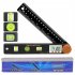 4 in 1 Woodworking Angle Ruler with Spirit Level Multi purpose Digital Display Protractor Tools