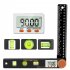 4 in 1 Woodworking Angle Ruler with Spirit Level Multi purpose Digital Display Protractor Tools