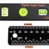 4 in 1 Woodworking Angle Ruler with Spirit Level Multi purpose Digital Display Protractor Tools