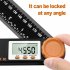 4 in 1 Woodworking Angle Ruler with Spirit Level Multi purpose Digital Display Protractor Tools