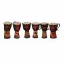 4 inch Djembe Professional African Drum Bongo Wood Musical Instrument Random pattern color 4 inch