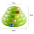 4 layer Funny Cat Crazy Ball Disk Pet Interactive Toys Amusement Plate Play Disc Turntable Cat Toy