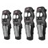 4 pcs  set Motorcycle Protector Knee Pads Elbow Protector Stainless Steel Cross country Long elbow protector   kneecaps