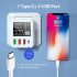4 port USB Charger Type C Quick Charge Led Display QC3 0 Portable Charger for Moblie Phone Tablet AU Plug