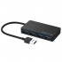 4 port Usb 3 0 Hub Splitter Adapter For Laptop Super High speed Data Hub Black