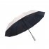 40 Inch Extra Large Windproof Golf Umbrella UV Protection Automatic Open Double Canopy Vented Sun Rain Triple Folding Umbrella Black