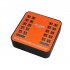 40 Port USB 5V 40A Socket Charger With Voltage Current LCD Display for Smart Mobile Phone Tablet PC Orange   AU