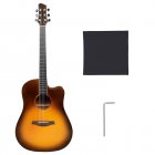 40-inch Acoustic Guitar For Beginners Folk Guitar With Wrench Wipe Cloth Playing Musical Instruments Gifts For Kids