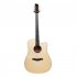 40 inch Acoustic Guitar For Beginners Folk Guitar With Wrench Wipe Cloth Playing Musical Instruments Gifts For Kids retro color