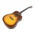 40 inch Acoustic Guitar For Beginners Folk Guitar With Wrench Wipe Cloth Playing Musical Instruments Gifts For Kids sunset color