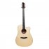 40 inch Acoustic Guitar For Beginners Folk Guitar With Wrench Wipe Cloth Playing Musical Instruments Gifts For Kids sunset color