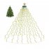 400 LED Christmas Lights 8 Lighting Modes High Brightness Energy Saving Christmas Star Lights For Christmas Wedding Holiday Party Decoration Warm White EU plug