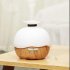 400 ML Ultrasonic Wood Grain Air Humidifier Usb Essential Oil Aroma Diffuser Light wood grain U S  regulations