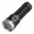 4000 Lumens Charging Flashlight Rainstorm Waterproof Flashlight With 3 Lighting Output Integrated Tail Switch 300M Irradiation Distance Strong Light Flashlight Straight flashlight no battery