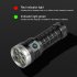 4000 Lumens Charging Flashlight Rainstorm Waterproof Flashlight With 3 Lighting Output Integrated Tail Switch 300M Irradiation Distance Strong Light Flashlight 