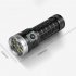 4000 Lumens Charging Flashlight Rainstorm Waterproof Flashlight With 3 Lighting Output Integrated Tail Switch 300M Irradiation Distance Strong Light Flashlight 