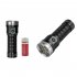 4000 Lumens Charging Flashlight Rainstorm Waterproof Flashlight With 3 Lighting Output Integrated Tail Switch 300M Irradiation Distance Strong Light Flashlight 