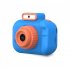 4000w Front Rear Dual Lens Digital Camera Mini Video Photo Slr Cameras Cartoon Toys Children Birthday Gifts blue