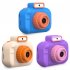 4000w Front Rear Dual Lens Digital Camera Mini Video Photo Slr Cameras Cartoon Toys Children Birthday Gifts yellow