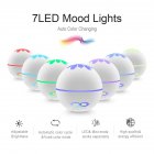 400ml Essential Oil Diffuser Remote Control Mist Humidifier with 7 Colors Change Light for Bedroom Home  Colorful Korean regulations  used in Korea 